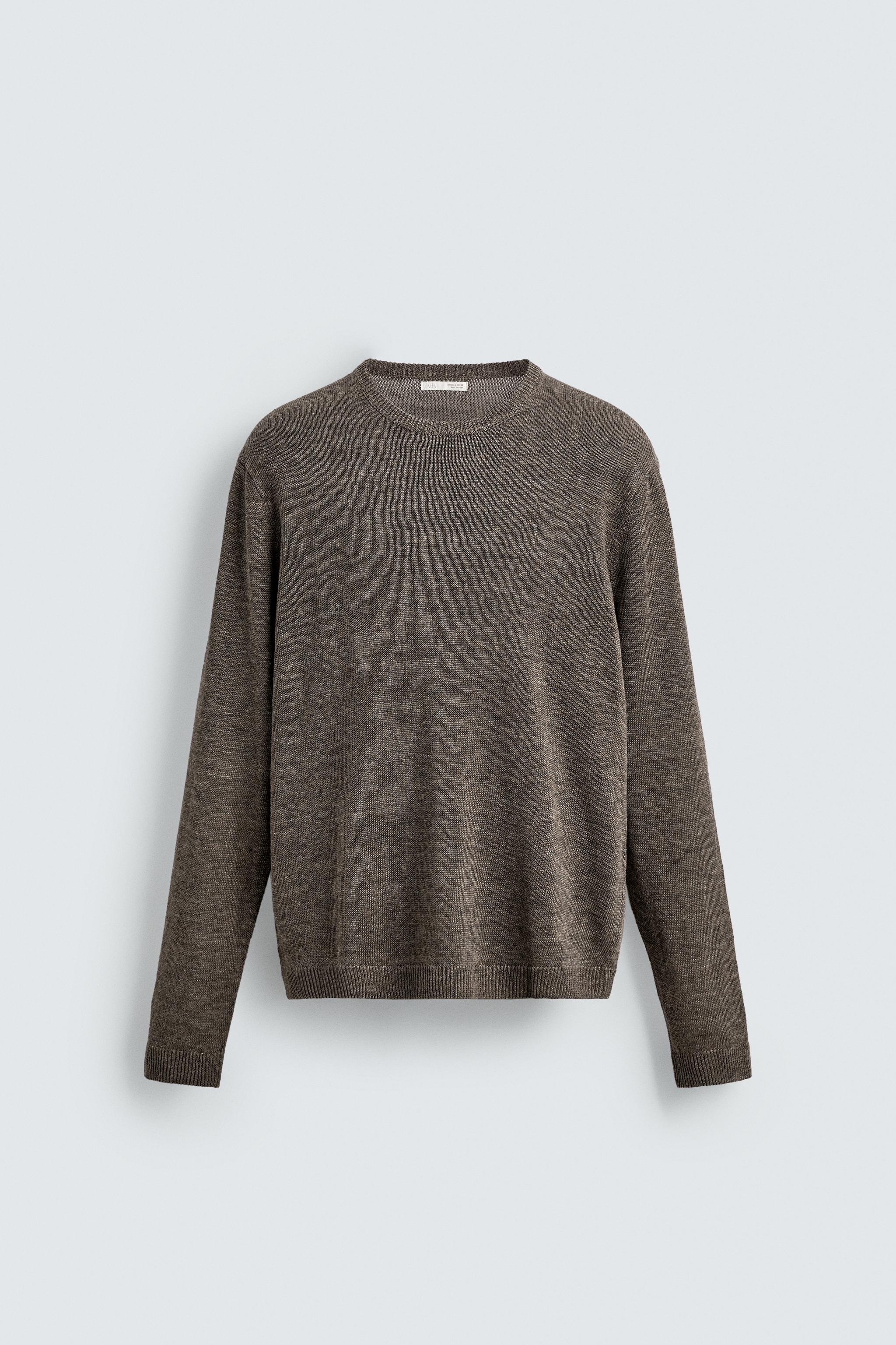 REGULAR FIT 100% LINEN JUMPER